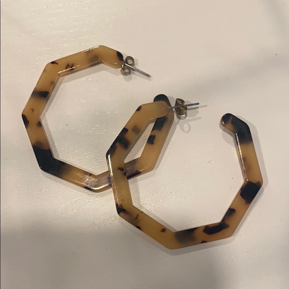 acrylic hoop earrings
